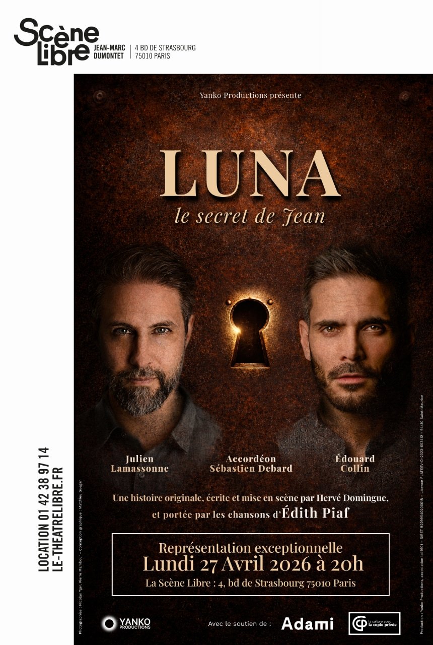 affiche du spectacle Luna